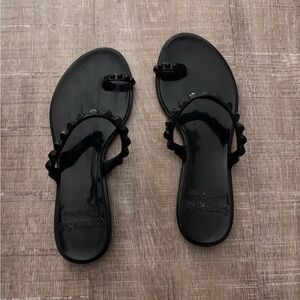 Carmen Sol Maria Jelly Flat Sandal